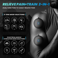 Appareil de massage corporel électronique TENS EMS DOMAS de haute qualité, 12 modes, 20 niveaux d'intensité, contrôle sans fil par application, certifié CE médical