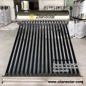 Solar water heater with cold water feeding tank