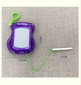 Toptan plastik sırt çantası ile çocuklar için yazı tahtası çocuk Mini manyetik çizim kurulu anahtarlık klip - Product Image 6