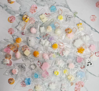 Jouets Mini Taba Mochi en gros, jouets kawaii, nourriture de simulation, sacs cadeaux pour fêtes, cadeaux d'anniversaire unisexes, squishies, jouets anti-stress