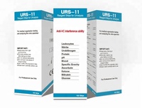 Bandelettes de test d'analyse d'urine 11 paramètres URS-11, 100 pièces par flacon
