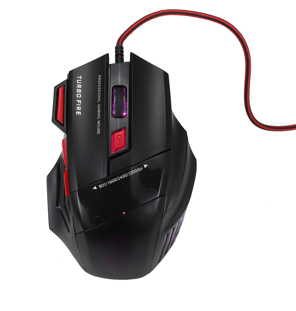 7D Wired Gaming Mouse with RGB Lighting Effect and High Cost Performance Is the First Choice