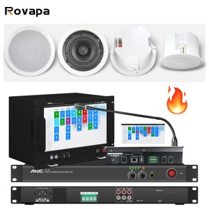 Sistema <span class=keywords><strong>de</strong></span> Audio <span class=keywords><strong>PA</strong></span> Completo para Hospital, Altavoz <span class=keywords><strong>de</strong></span> Techo Coaxial <span class=keywords><strong>de</strong></span> 8 Pulgadas, Amplificador <span class=keywords><strong>de</strong></span> 40W, Micrófono, Alta Resolución - Product Image 1