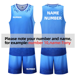 Men Basketball jerseys sweat-absorbent quick dry material design sublimation printed wholesale 2019 thermal sublimation - Product Image 4