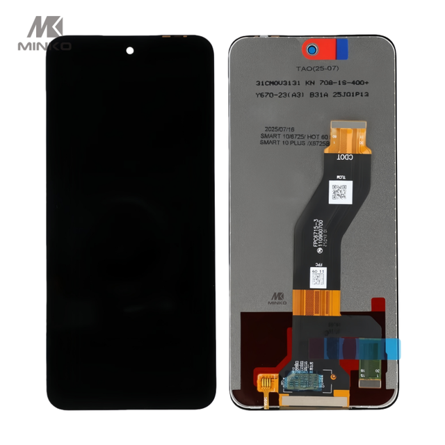 LCD Cell Phone Screen Replacement for TECNO Infinix Smart10/Smart10 Plus/Hot60i/Hot60 5G/Spark40/KM5-1 Year Warranty