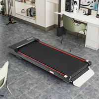 Tapis de marche multifonctionnel avec base ferme anti-vibration pour usage domestique et commercial