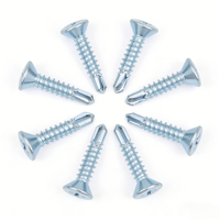Yaente Factory 410/304 Stainless Steel M4.2 Phillips Countersunk Head Self-Drilling Self-Tapping Drill Tail Screw