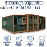 Maison préfabriquée modulaire en bois personnalisable, extensible et pliable, 2, 3, 4 ou 5 chambres, luxe pour villa