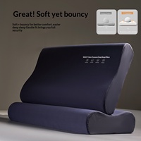 Bantal Busa Memori Deep Sleep Pro 5.0 Zero Pressure Pelindung Leher Isi Poliuretan Slow Rebound Untuk Pelajar & Dewasa (Satu Pasang)
