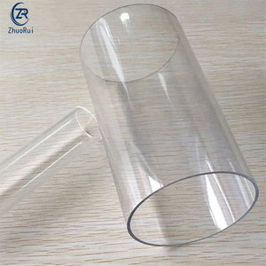 Fabrika satmak yüksek kalite şeffaf şeffaf polikarbonat boru PVC/PC/PMMA akrilik plastik tüp akrilik silindirik tüp - Product Image 5