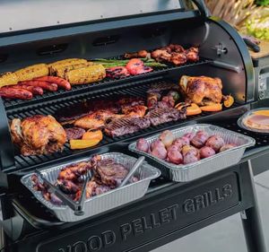 Barbecue <span class=keywords><strong>à</strong></span> <span class=keywords><strong>granulés</strong></span> de bois pour jardin avec contrôle WiFi et Bluetooth via application, et contrôleur numérique PID - Product Image 5