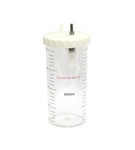 बिस्तर के हेड यूनिट मेडिकल क्लिनिक के लिए चिकित्सा डिस्पोजेबल 2 एल सक्शन बोतल वैक्यूम बोतल जार - Product Image 4