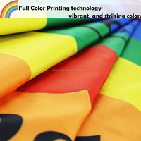 Dropshipping Drapeaux Personnalisés Avec Logo Impression Personnalisée 3x5ft Double Face Publicité Grande Bannière et Drapeau Personnalisés pour Entreprise