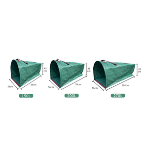 Bolsa de Basura para Jardín, Resistente, de Polipropileno Tejido, Reutilizable, Grande, para Jardín, Césped, Piscina, Hojas, Residuos, Compost - Product Image 2