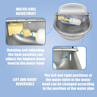 Nouvelle Abreuvoir Automatique MUHE pour Bétail avec Valve à Flotteur à Bille en Plastique et Composants Essentiels pour Réservoir d'Eau Agricole