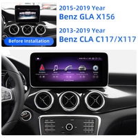 Navigation GPS de voiture pour 15-18 Benz Classe C W205 X253 IPS Écran tactile Android Radio stéréo de voiture WiFi CarPlay Mirror Link