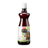 Vinaigrette de style chinois avec rhizomes de raifort, infusée au bonite et aux algues, saveur douce de wasabi