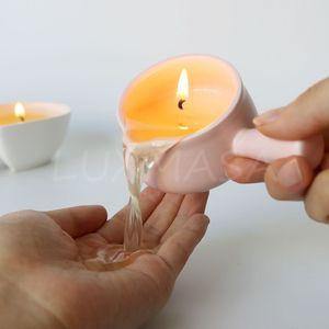 Vela de Masaje Aromática Orgánica de Lavanda, Mini Velas de Cera de Soja de Lujo para Masaje Corporal y Baño - Product Image 3