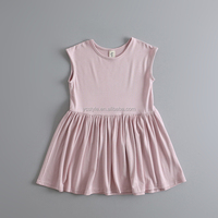 Vêtements pour femmes, robe swing, effet coton, jupe à volants, robes pour filles, robe papillon à manches bouffantes pour impression par sublimation