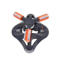 Arroseur rotatif automatique à 360 degrés DaringFish pour jardin, pelouse et terres agricoles, matériau ABS, diamètre 0,66-11 m