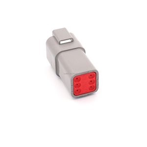 ขั้วต่อรถยนต์แบบกันน้ำ PA66 แบบกำหนดเอง 6 ขา รุ่น <span class=keywords><strong>DT04</strong></span>-<span class=keywords><strong>6P</strong></span>-<span class=keywords><strong>C015</strong></span> สำหรับเซ็นเซอร์รถยนต์ - Product Image 4