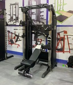 Macchina da allenamento per la forza da palestra professionale per la casa Trainer multifunzionale regolabile per Squat Rack <span class=keywords><strong>pesi</strong></span> al petto per <span class=keywords><strong>esercizi</strong></span> al coperto - Product Image 6