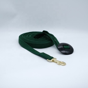 Ligne de longe en coton pour chevaux avec mousqueton et embout en caoutchouc - Product Image 4