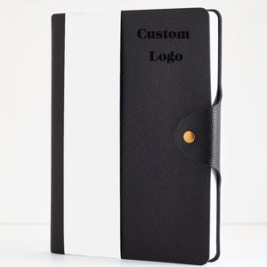 Libreta de Direcciones Espiral A3 Premium con Logotipo Grabado, Portaplumas, Cubierta de Cuero Personalizada, 80 Hojas, para Uso Promocional - Product Image 2