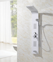 Panneaux De douche muraux SUS304 robinet colonne De Ducha salle De bains panneaux De douche De Massage tour or