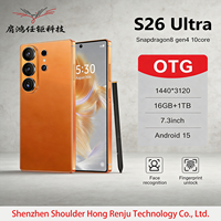 Teléfono S26 Ultra 5G de 16GB+1TB, Android 15, Pantalla de 7.3 Pulgadas, Smartphone Android 5G, Versión Global LTE GSM, Envío Rápido