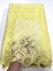 Zeal, encaje soluble en agua suave de alta calidad, el más nuevo cordón grande, tela de encaje Aso Ebi, elegante y cómodo Colthe para mujeres nigerianas - Product Image 3