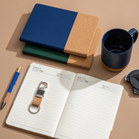 Carnet de notes A5 style professionnel avec logo personnalisé - Cadeau pour réunion annuelle d'entreprise, avantage pour les employés, design minimaliste