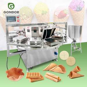 Nueva Máquina Multifuncional de Alta Gama para Hacer Waffles de Caramelo, Stroopwafels Holandeses, Helados Alemanes y Conos de Waffle - Product Image 1