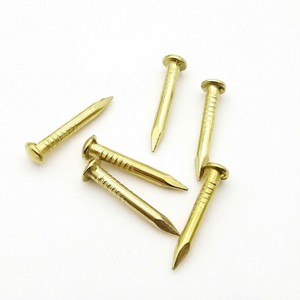 Clous à palette à pointe diamantée, à tige lisse, à double tête, en fer galvanisé au zinc jaune, pour toiture en tôle - Product Image 6