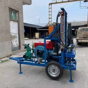 La migliore vendita di piccoli EB-200 portatili personalizzabili 100m 150m 200m impianto di perforazione per pozzi d'acqua <span class=keywords><strong>30</strong></span> HP piattaforma di perforazione agricola a ruote - Product Image 4