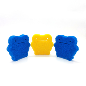 Espuma de esponja de fregado de silicona funcional multicolor en forma de onda duradera de nueva tecnología para limpiar utensilios de cocina - Product Image 3