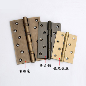 Charnière en laiton Dingcheng 6 pouces, épaisseur 1 mm, pour porte en bois, armoire, quincaillerie de meubles - Product Image 1