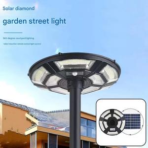 Réverbère solaire intégré LED lumière de jardin de jardin détection humaine ultra mince UFO <span class=keywords><strong>soucoupe</strong></span> volante lumière de jardin solaire - Product Image 1