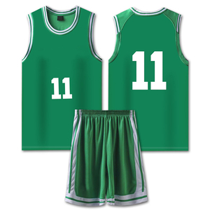 Chemise de sport personnalisée de haute qualité pour hommes Nouveau design Maillots de basket-ball en maille unisexe Ensemble polyester respirant avec broderie et coutures - Product Image 1