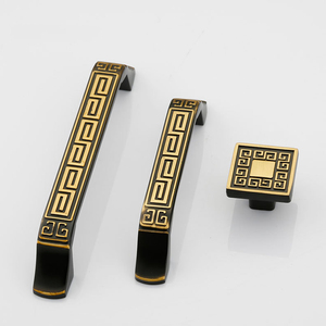 Antique Luxury Style Drawer <strong>Copper</strong> <strong>Handle</strong> Black Brass Gold Knobs <strong>Cupboard</strong> Kitchen Cabinet Furniture <strong>Copper</strong> Door <strong>Handles</strong> - Product Image 5