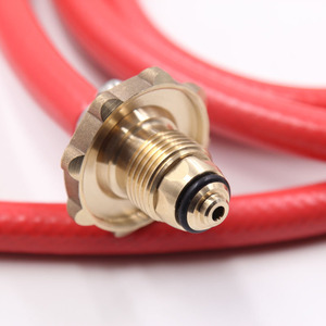 Flame Gun Liquefied Gas 3 M <b>Cable</b> Manual Ignition Copper Plated Welding Torch Straight Head 1800C <b>Heating</b> Tool - Product Image 2
