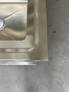 VICTORY KITCHEN Factory Supply Inox single <b>Bowl</b> Sink with Sliding Door Stainless <b>Steel</b> sink with Cabinet for hospital Laboratory - Product Image 6