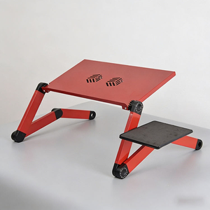 Support pour ordinateur portable réglable en aluminium Great <span class=keywords><strong>Roc</strong></span> Convertible, support pour ordinateur portable de canapé, bureau portable avec grand ventilateur de refroidissement et tapis de souris - Product Image 5