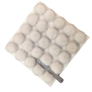 中国工厂批发多彩3厘米3.5厘米4厘米5厘米貂皮毛球真貂皮绒球装饰绒球用品 - Product Image 6