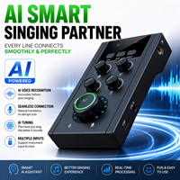 Carte son AI Vocal Remover, interface audio USB avec OTG pour karaoké, streaming en direct, chant et enregistrement