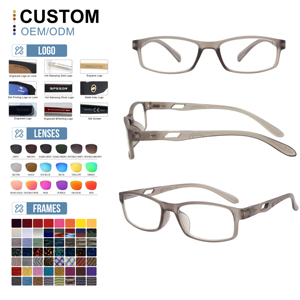 Lunettes de presbytie rectangulaires personnalisées <span class=keywords><strong>pas</strong></span> chères, vente en gros, lunettes correctrices pour femmes, lunettes de lecture flexibles - Product Image 1