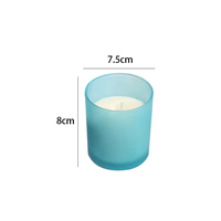 Vente en gros de pots à bougies en verre givré de luxe personnalisés avec couvercles en bois pour usage cosmétique, impression sur écran, capacité 8oz/10oz