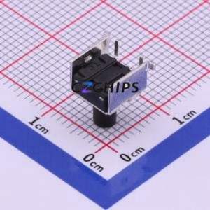 TS-1045-A10B3-D2 Tactile Switch SMD Switch Single Pole Single Throw Round Button 2.5N Horizontal Mount - Product Image 2