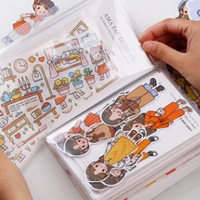 Album photo transparent mat en PP de 6 pouces fabriqué en Chine pour les étudiants, pour collectionner des cartes postales et des autocollants de célébrités, livre souvenir