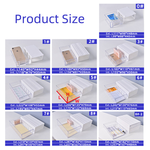 Hộp Đựng Đồ Giá Rẻ Có Thể Xếp Chồng Nhiều Lớp Giá Rẻ Có Thể Điều Chỉnh Hộp Ngăn Kéo Nhựa Trong Suốt Thân Thiện Với Môi Trường Nhỏ - Product Image 2